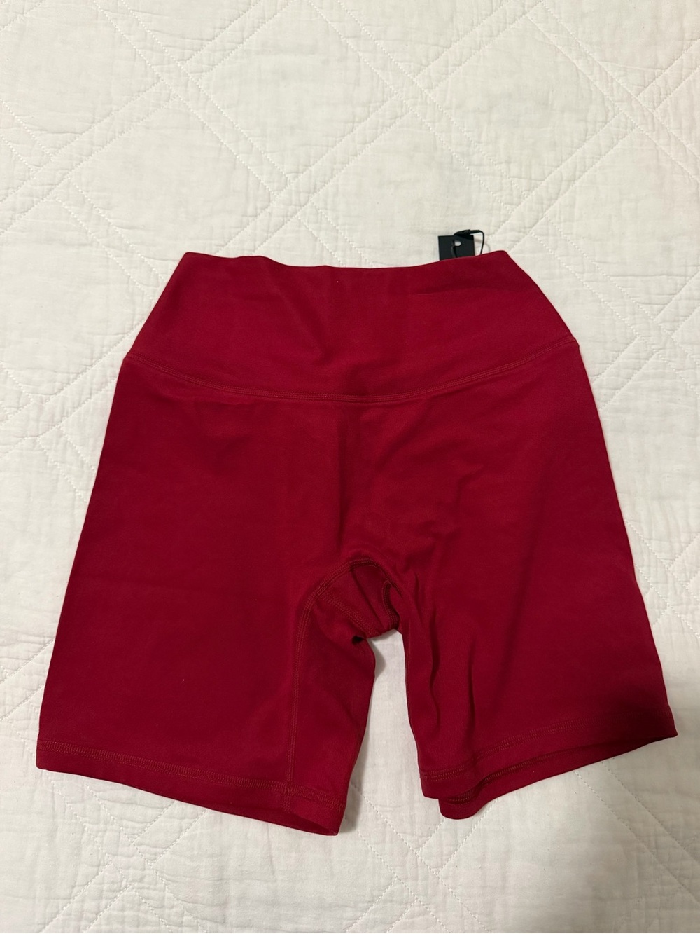 Oner Active High-Waist Red Bike Shorts